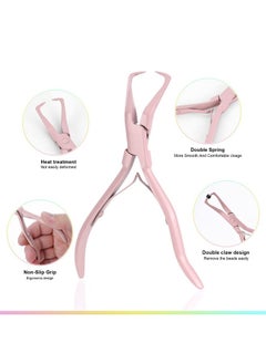 Ehdis Hair Extension Beading Tool Kit Stainless Steel Hair Extensions Micro Link Bead Closer And Remover Pliers Set, Beads Hair Pulling Hook & Micro Ring Loop Tool Set  - Image 2