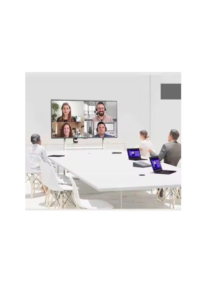 BEETEC Mobile TV Stand for 32–86 Inch Flat Screen TVs, Rolling Cart with Lockable Wheels, Height Adjustable, VESA 600x400mm, Max Load 45kg, Shelf Capacity 10 kg, Cable Management, White | TF-RG8W - Image 5