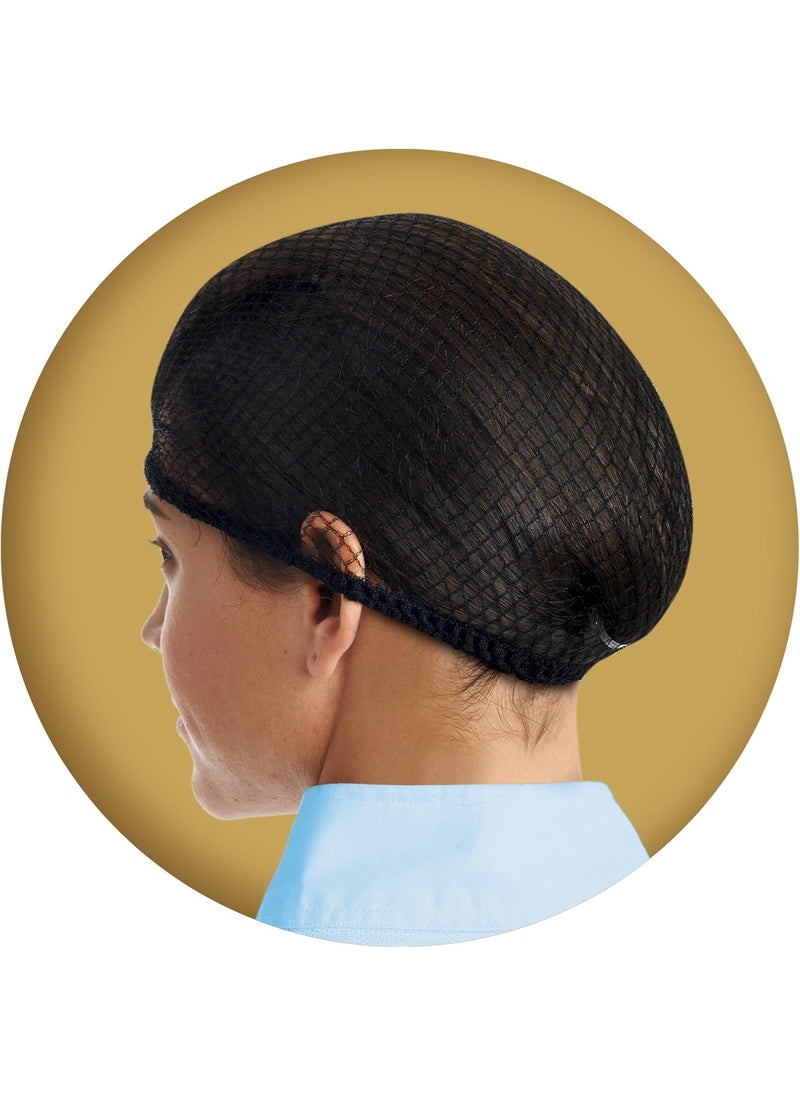 Ovation Ovation Deluxe Hair Net Pack of 2 Black One Size 