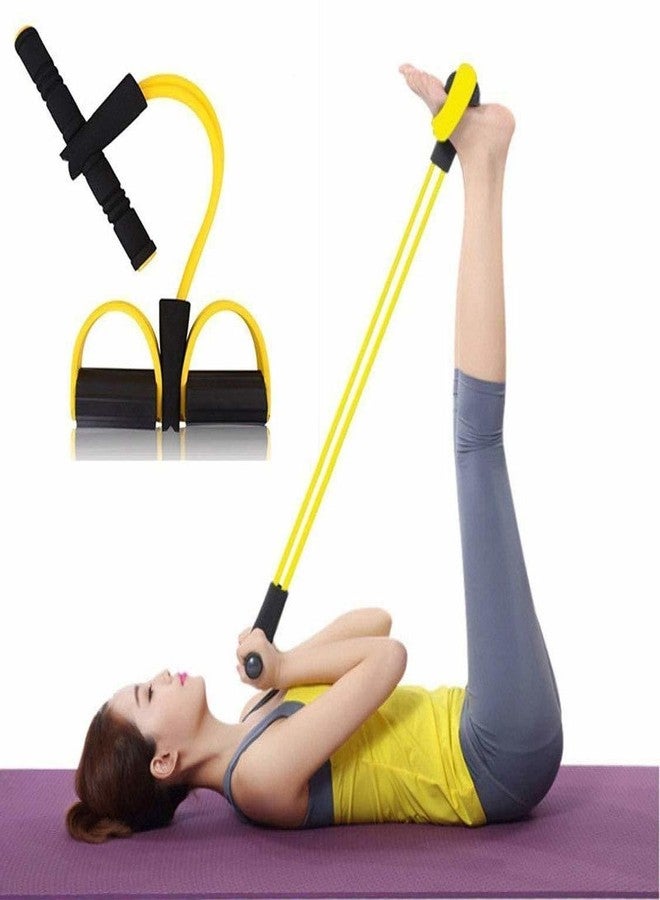 YMD Pull Waist Reducer Body Shaper Quality Pull String Rubber Pull Rope Exerciser Resistance Tube (Multicolor) - Image 3
