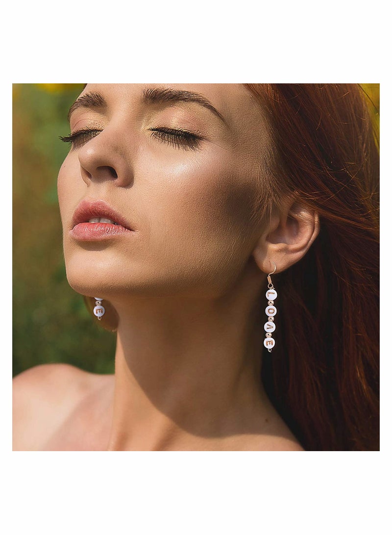 SYOSI Loose Beads SYOSI 1200 Pieces Spacer Beads Set Star Round Ball Beads Faceted Spacer Beads Heart Flower Beads Flat Disc Beads for Bracelet Earring Necklace Jewelry Making - Image 2