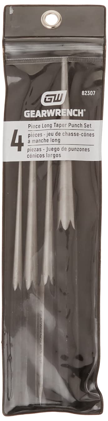 GEARWRENCH 4 Piece Long Taper Punch Set, 82307 - Image 2