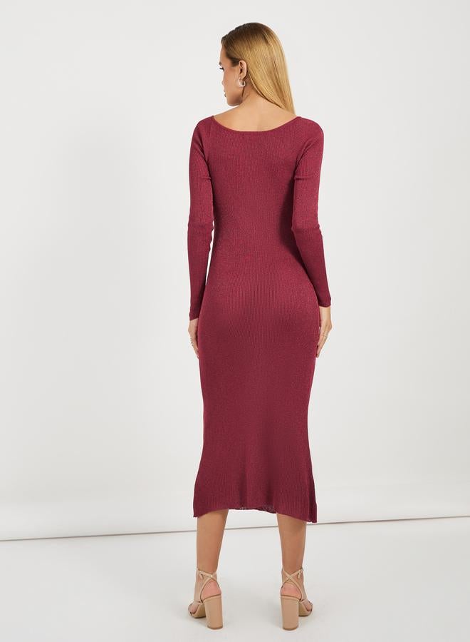 Styli Cutout Knit Dress - Image 4