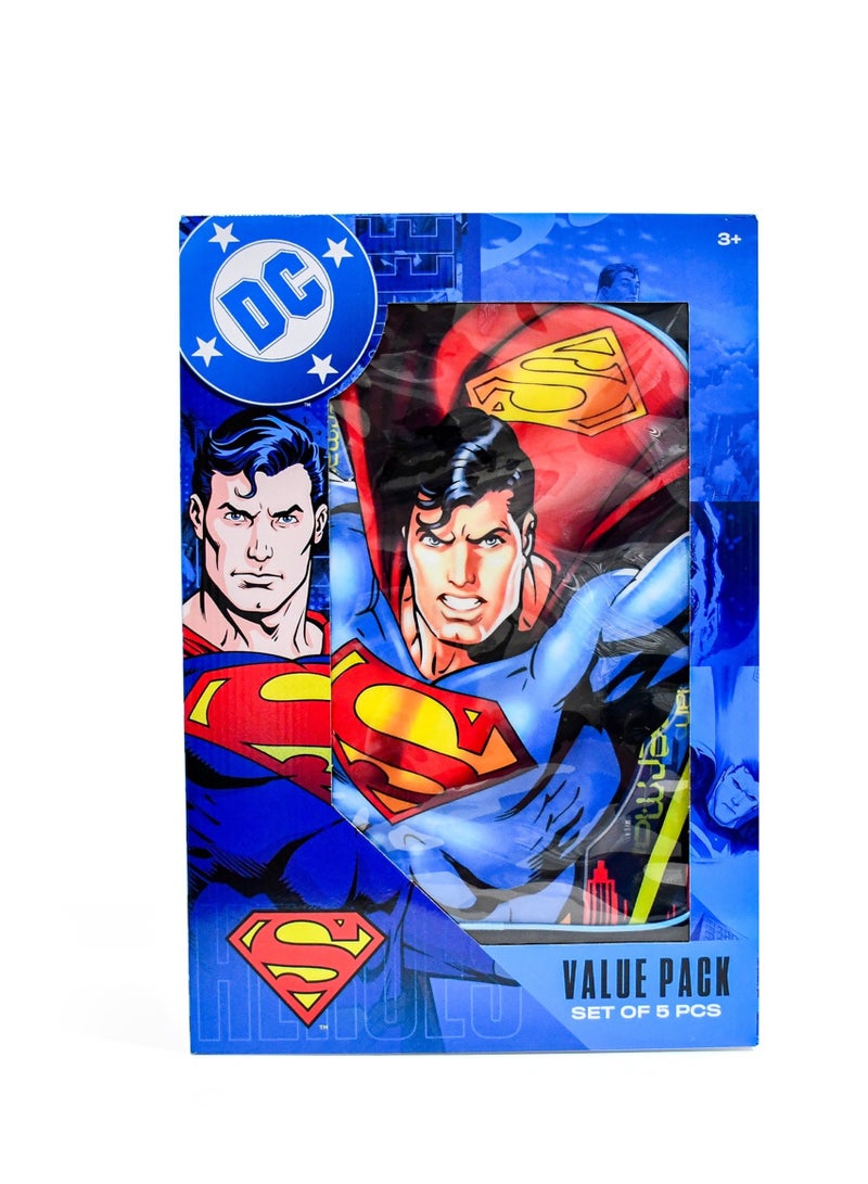 SUPERMAN 5-in-1 Trolley Backpack Set, 16 inches - Image 3