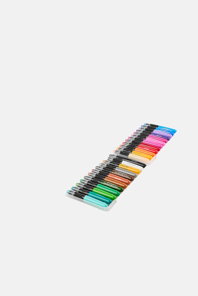 KINGART 24 Piece Mixed Media Gel Stick Set, Multicolor  - Image 4
