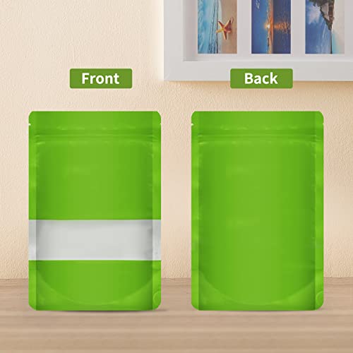 TRUE SHOP THE ULTIMATE SOLUTION FOR FOOD STORAGE - FOIL POUCH STAND-UP BAGS WITH SELF-SEALING TECHNOLOGY MATT GREEN (1000 GM, 20, count) - Image 3