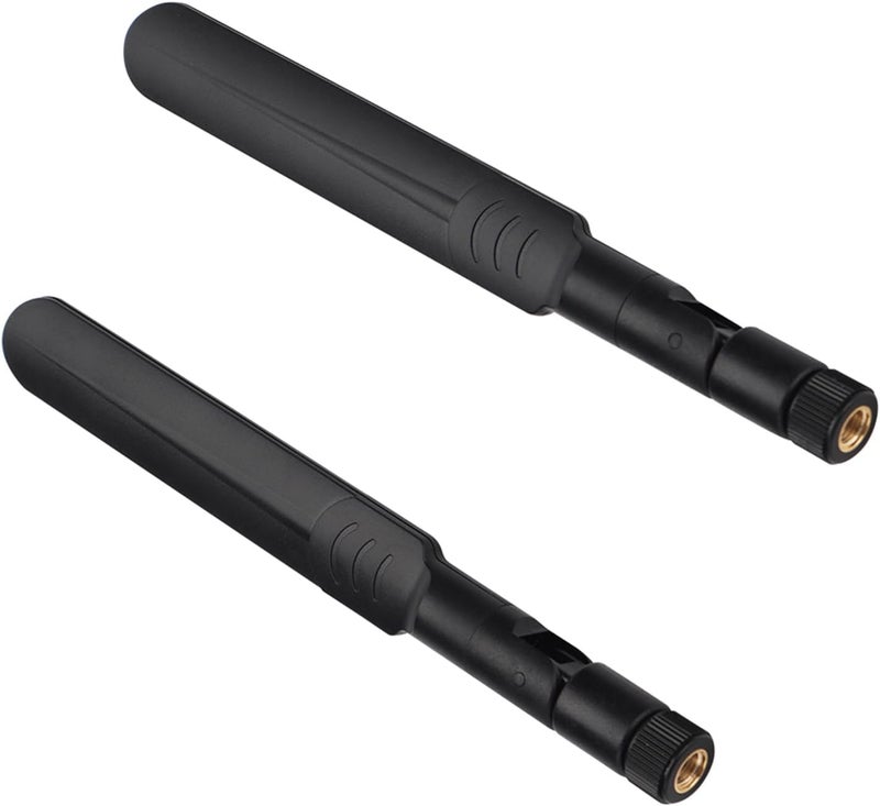 HIGHFINE 2 x 6dBi 2.4GHz 5GHz Dual Band WiFi RP-SMA Male Antenna+2 x 35CM RP-SMA IPEX MHF4 Pigtail Cable for M.2 NGFF WiFi WLAN Card - Image 3