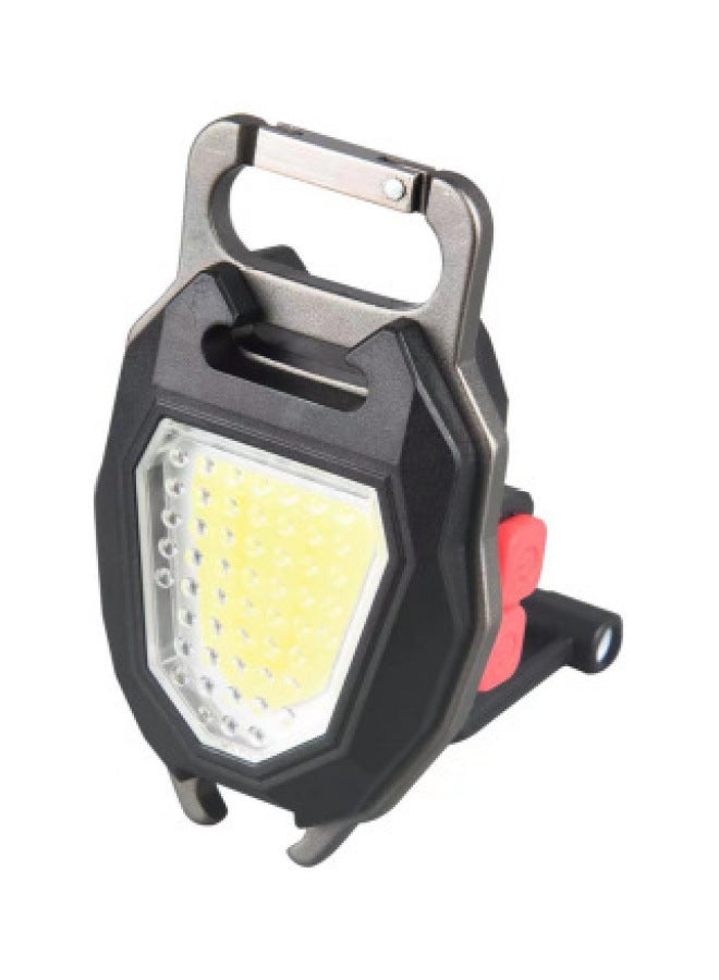 Loquat USB Outdoor Multifunctional Portable COB Mini Portable Work Light Keychain Light Car Repair Light-Color:W5154 (iron Box) - Image 1