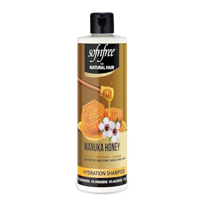 SOFNFREE SOF N' FREE Hydration Shampoo with Manuka Honey Natural Hair Butter and Hair Moisturizer for Coily & Curly Hair - 11.83 Fl Oz (Pack of 1) - Image 1
