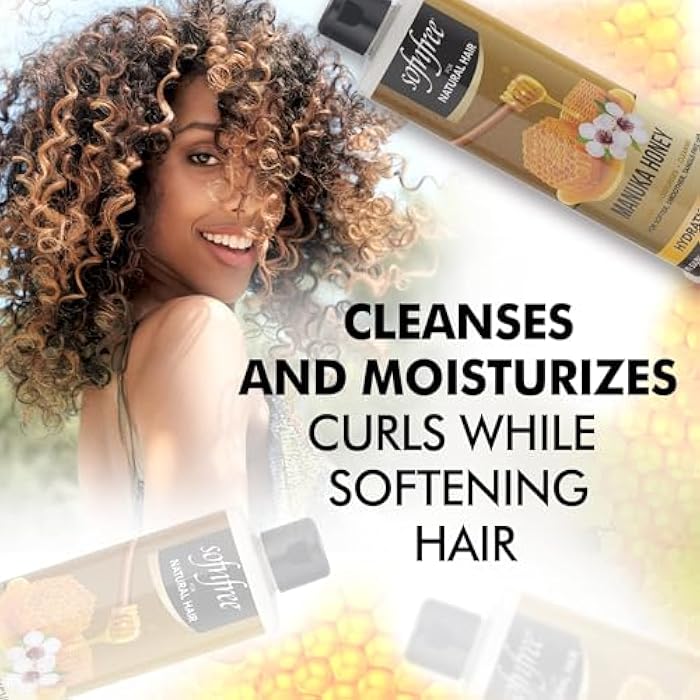 SOFNFREE SOF N' FREE Hydration Shampoo with Manuka Honey Natural Hair Butter and Hair Moisturizer for Coily & Curly Hair - 11.83 Fl Oz (Pack of 1) - Image 2