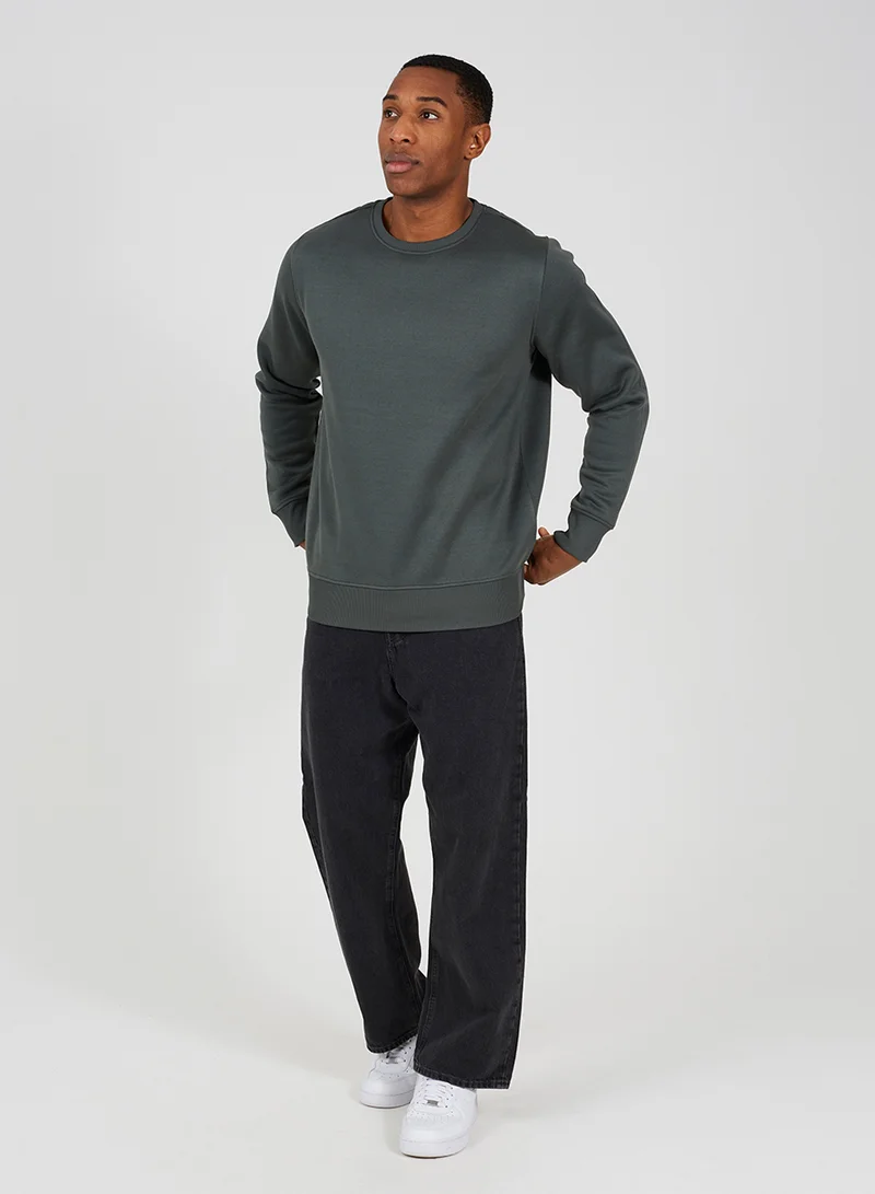 BRAVE SOUL Crew Neck Sweatshirt