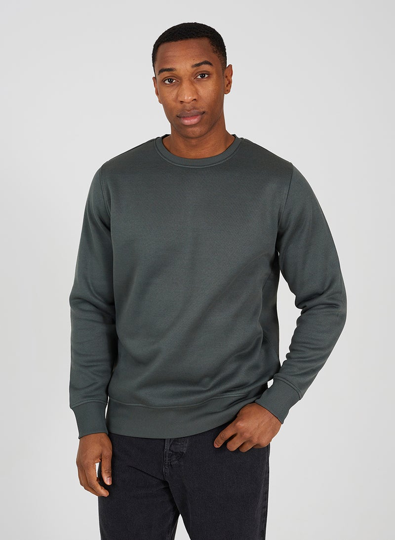 BRAVE SOUL Crew Neck Sweatshirt - Image 1