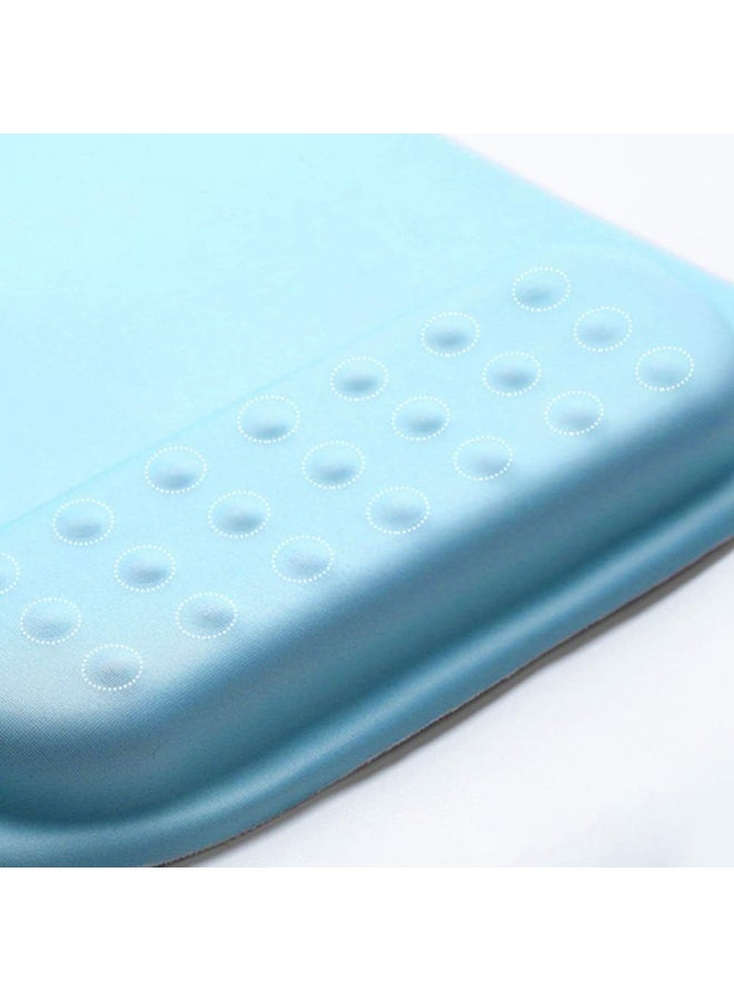 TRASSLE Wrist Protector Office Mouse Pad,Ergonomic Solid Color Simple Mouse Pad,Non Slip Silicone Mouse Mat With Massage Button For Pain Relief (Black) - Image 4