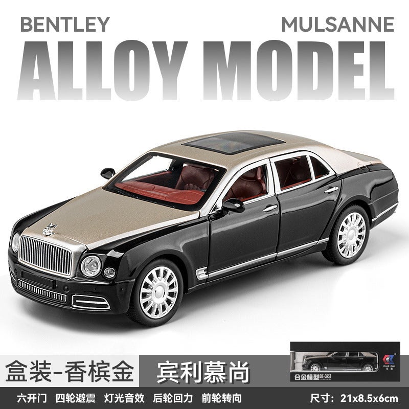Phantom 1:24 Simulated Metal Car Model Ornaments Luxury Car Sedan Kidsren'S Toy Car - Image 1