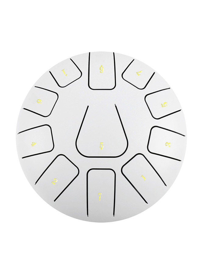 Generic 8 Inch Steel Tongue Drum 11 Notes Handpan Drum with Drum Mallet Finger Picks Percussion for Meditation Yoga - Image 1
