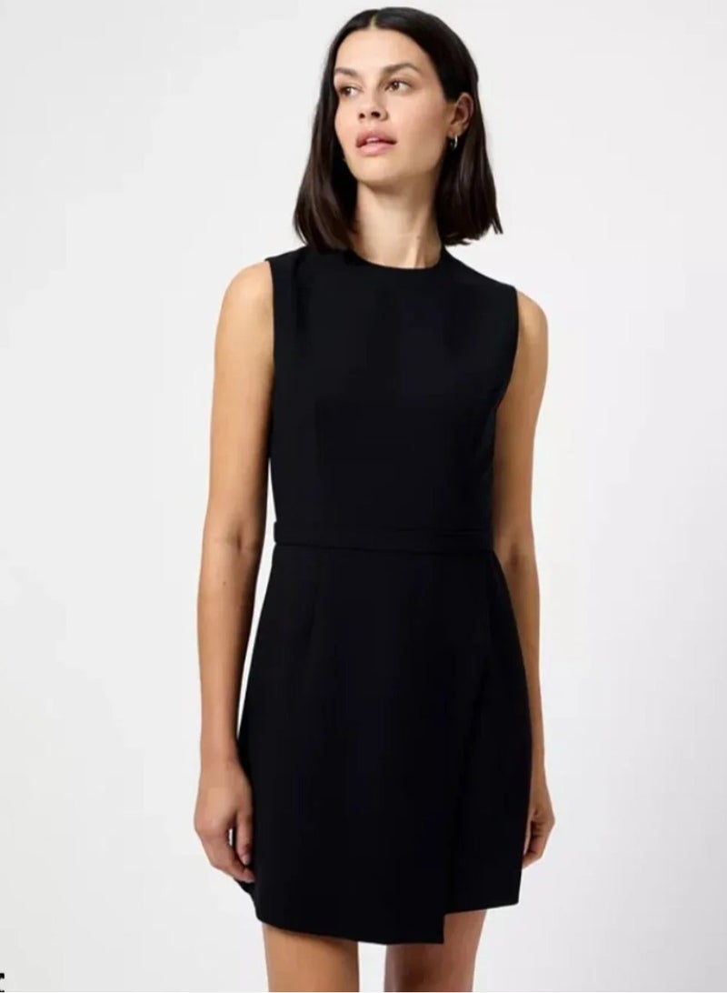 French Connection Whisper High Neck Skirt Mini Dress - Image 1