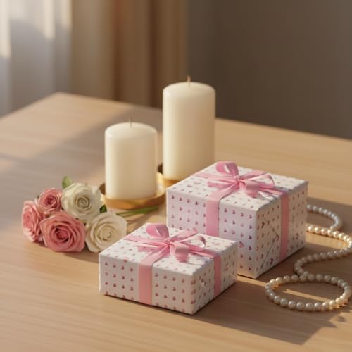 QIPS | NUKKAD Beautiful Hearts Printed Gift Wrapping Paper – Pack of 10 Sheets (19” x 29”) | Glossy Finish, 80 GSM Acid-Free Paper | Ideal for Birthdays, Baby Showers & Festivals - Image 5