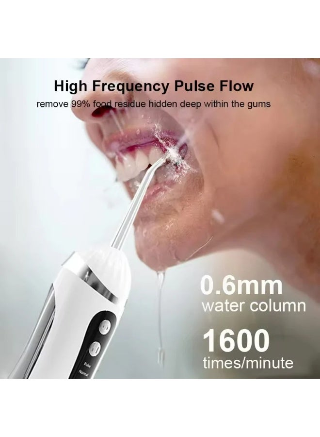Panda Water Flosser For Teeth Cordless 200Ml Portable Oral Irrigator Flosser 3 Cleaning Modes And 4 Jet Tips, Ipx7 Waterproof - Image 3