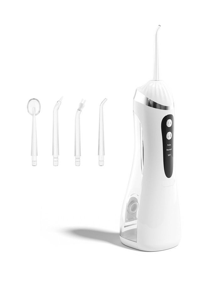 Panda Water Flosser For Teeth Cordless 200Ml Portable Oral Irrigator Flosser 3 Cleaning Modes And 4 Jet Tips, Ipx7 Waterproof - Image 1