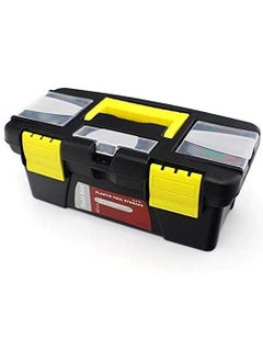 VDHJA VDHJA Multipurpose Plastic Tool Storage Box for Hand Tool Kit Screwdriver Wrench Hammer Home Stuff Storage Mini Hardware Tool 1 Psc YellowBlack  - Image 1