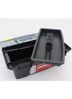 VDHJA VDHJA Multipurpose Plastic Tool Storage Box for Hand Tool Kit Screwdriver Wrench Hammer Home Stuff Storage Mini Hardware Tool 1 Psc YellowBlack  - Image 3
