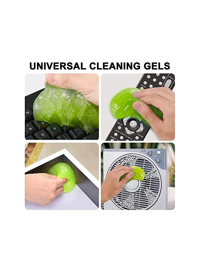 PROMASS Cleaning Gel for Car, Keyboard Cleaner, Automotive Dust Cleaning Kit Universal Detailing Car Crevice Cleaner Auto Air Vent Removal Putty Cleaning Cleaner for Car Vents, PC, Laptops, Cameras (2 Pcs) - Image 5