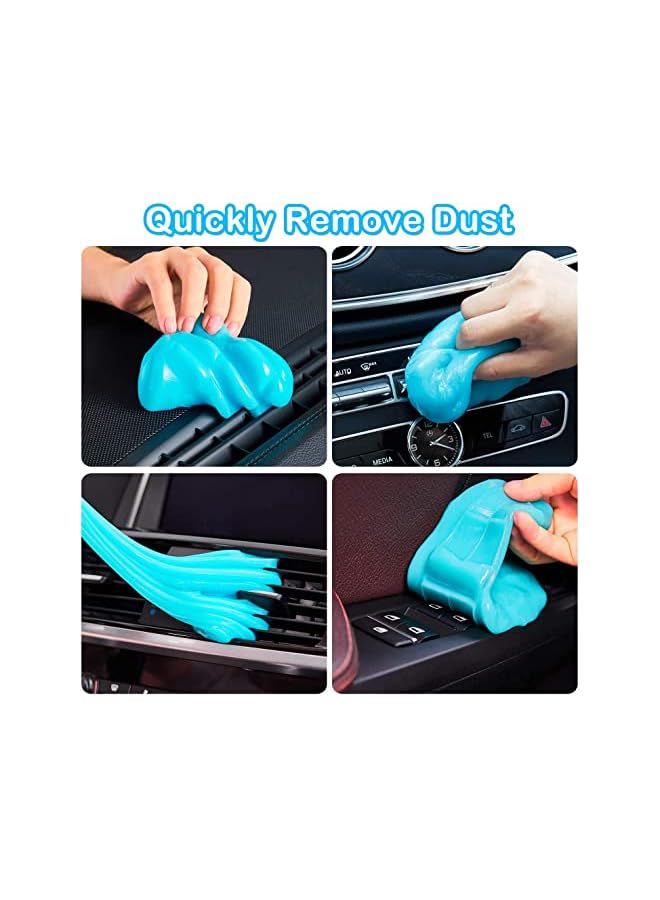 PROMASS Cleaning Gel for Car, Keyboard Cleaner, Automotive Dust Cleaning Kit Universal Detailing Car Crevice Cleaner Auto Air Vent Removal Putty Cleaning Cleaner for Car Vents, PC, Laptops, Cameras (2 Pcs) - Image 4