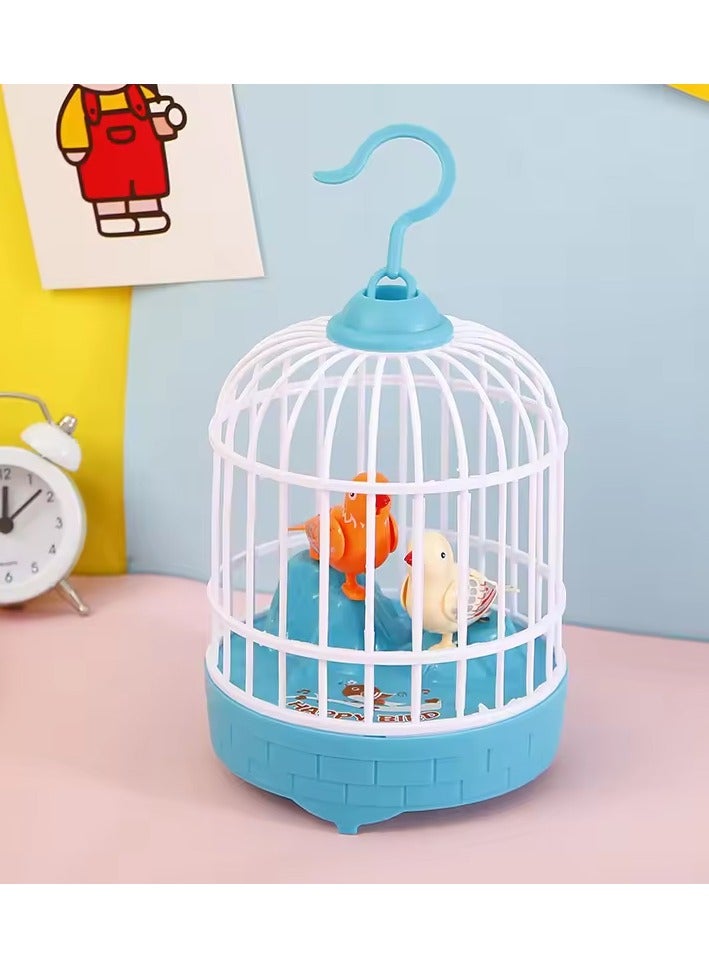 DubaiGallery Electric realistic beautiful voice sound control singing bird cage toy for kids - Image 4
