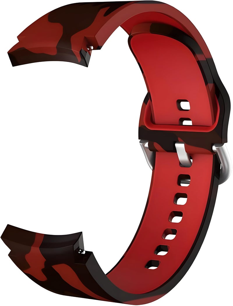 NEXT STORE Printed Silicone Strap Compatible with Samsung Galaxy Watch 6 Classic 43/47mm, Watch 5 Pro/Watch 5/4 – Breathable Replacement Band - Image 1