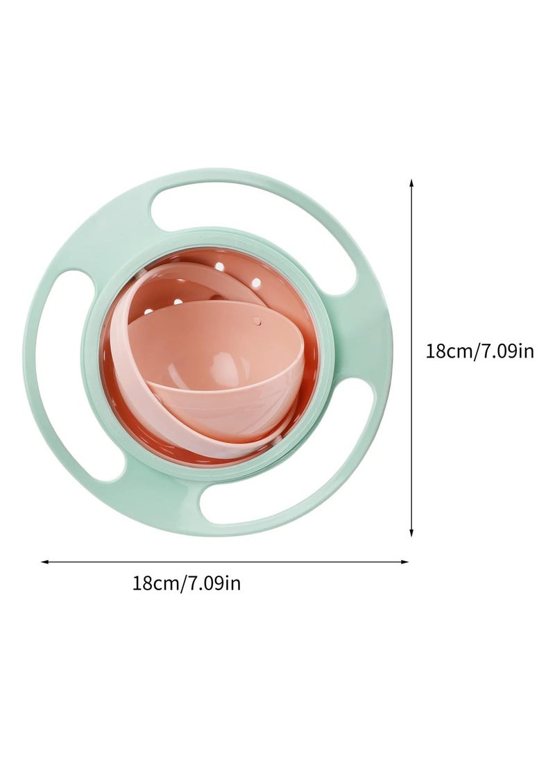 ORiTi - Gyro Bowl 360 Dgree Rotation Spill Resistant Gyroscopic Bowl with Lid - Image 1