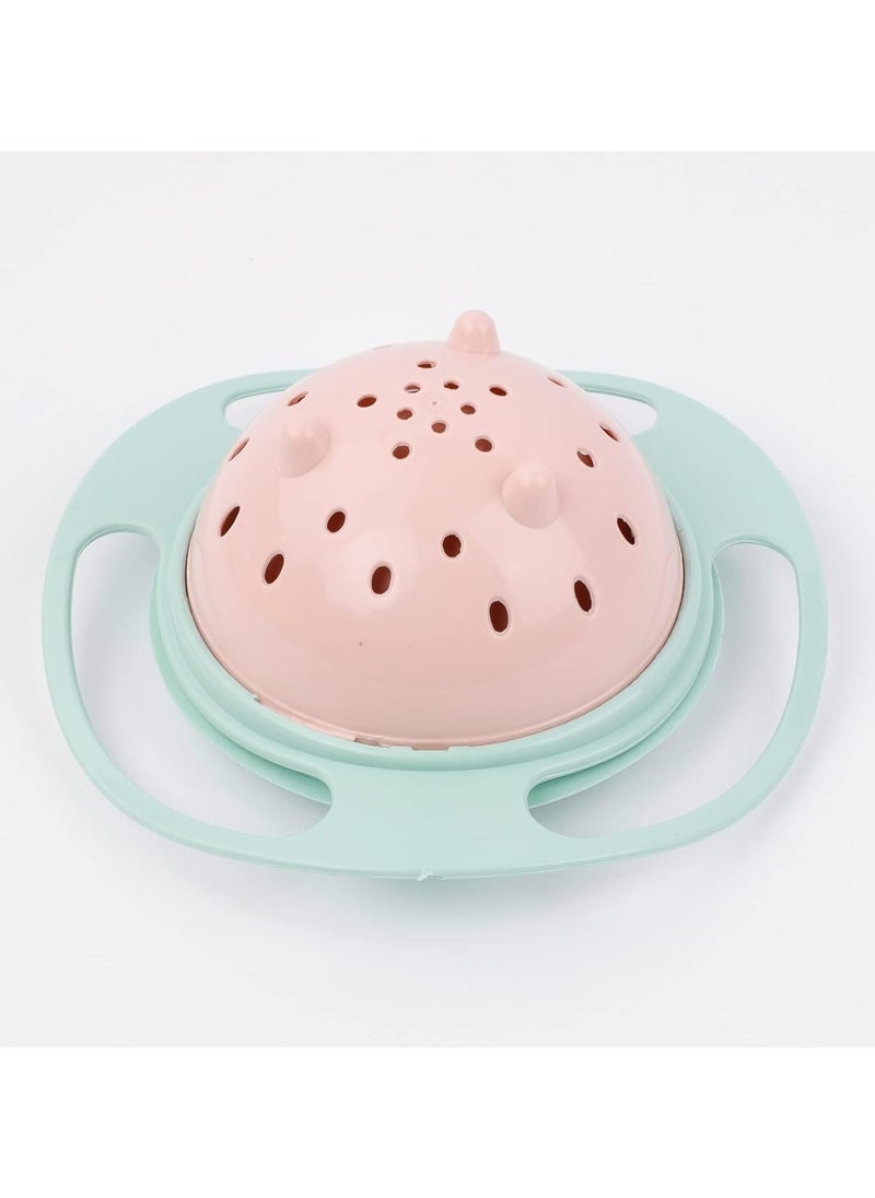 ORiTi - Gyro Bowl 360 Dgree Rotation Spill Resistant Gyroscopic Bowl with Lid - Image 1