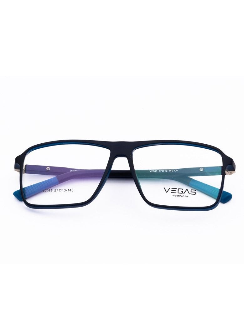 فيجاس - نظارة طبية مناسبة للجنسين V2065 - أزرق - Image 1