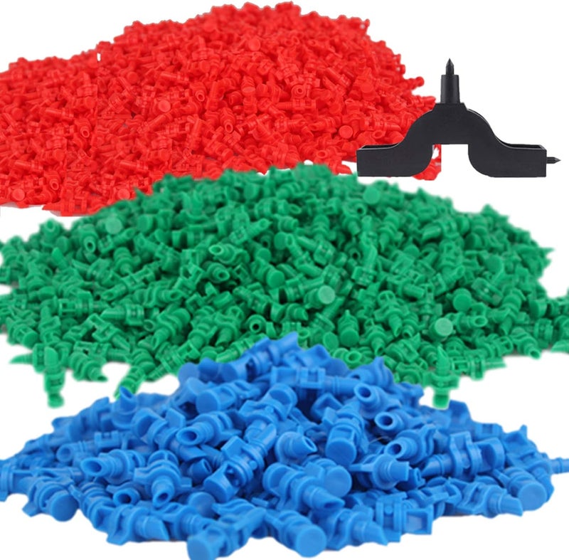 LHX 90 pcs, 90/180/360 Angle Sprinklers Miniature Garden Lawn Water Spray Atomization Sprinkler Nozzle Irrigation System Plant Waterer Garden Irrigation Sprinkler - Image 1