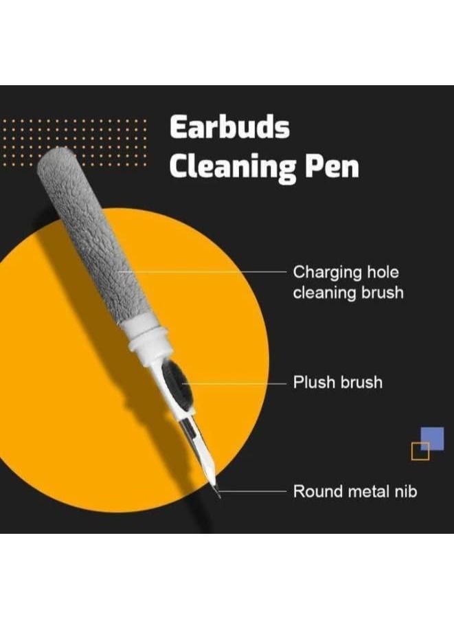 Cleaner Kit for Airpods Pro 1 2 Multi-Function Cleaning Pen Soft Brush for Bluetooth Earphones Case, Wireless Earphones, Wireless Earbuds Cleaning Tools for Huawei Samsung MI Earbuds-White  - Image 5