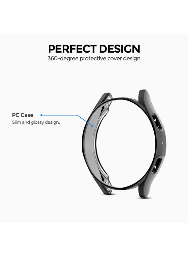 O Ozone Silicone Case for Galaxy Watch 5 Pro 45mm (Pack of 2) Protective Cover Shockproof Design - Clear  - Image 3