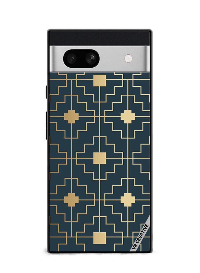 VR CREATIVE Protective Case Cover For Google Pixel 7a Asian Icon Design Multicolour - Image 1