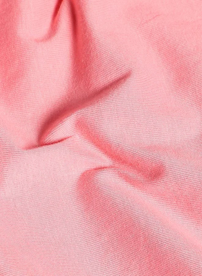 Cult Women Pink Brand Carrier Oversized T-Shirt