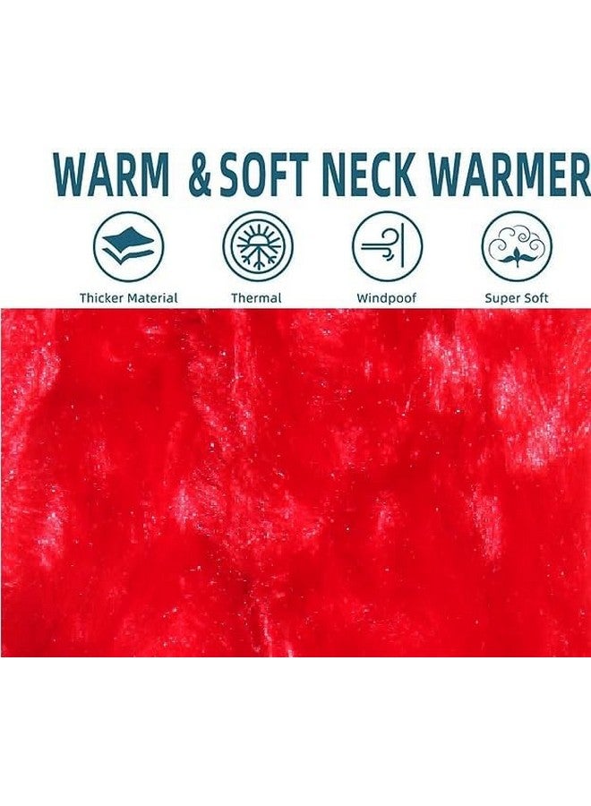 CHACKO Fleece Boys Girls Scarf Winter Kids Neck Warmer Children Scarf 0-4 Years_Red - Image 5