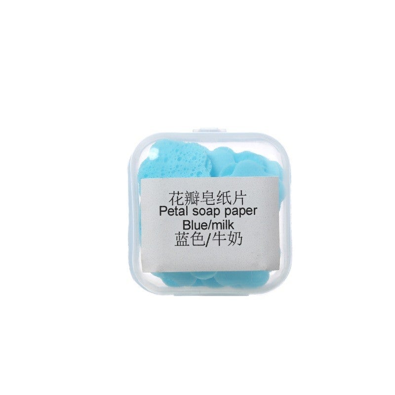 Generic Portable Soap Sheets for Travel Blue [small boxed] Milk 