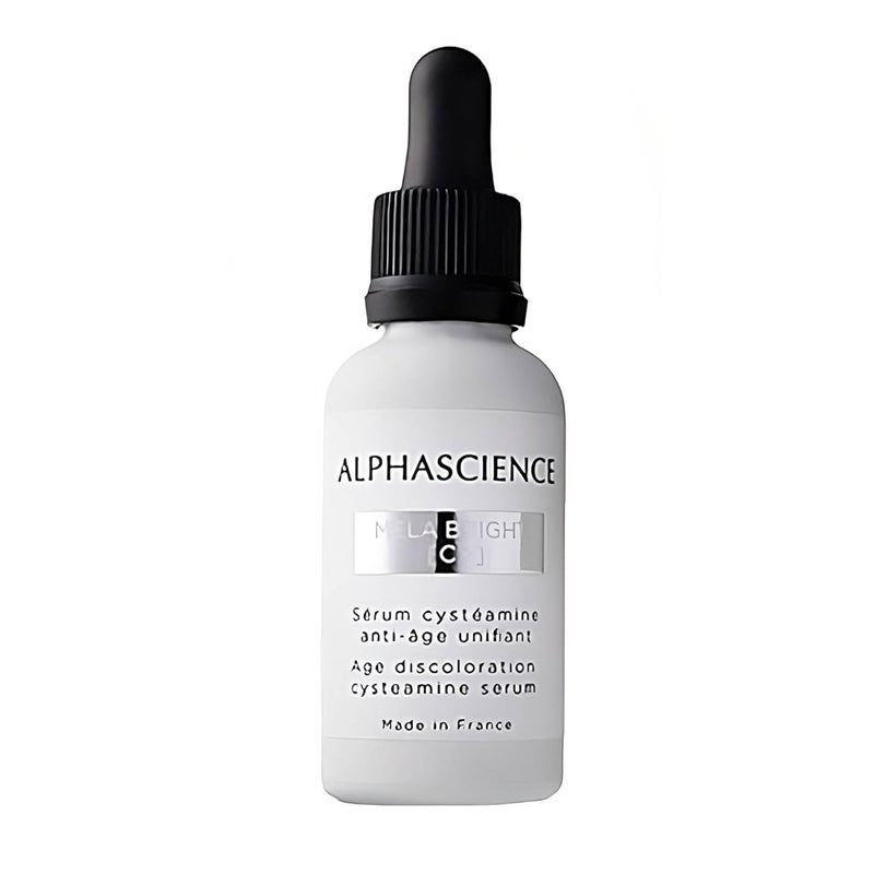 ALPHASCIENCE Mela Bright C Serum  Helps Enhance Skin  Protect Skins Barrier  ProCollagen Action  with Stable Cysteamine 30 ml  1 fl oz
