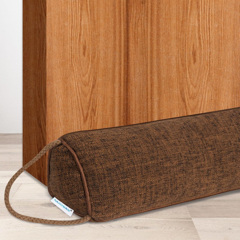 NABOWAN 32" Weighted Under Door Draft Stopper -Triangular Door Draft Blocker with Hook Loops for Easy Install, Save Energy, Home Room Essentials - Image 1