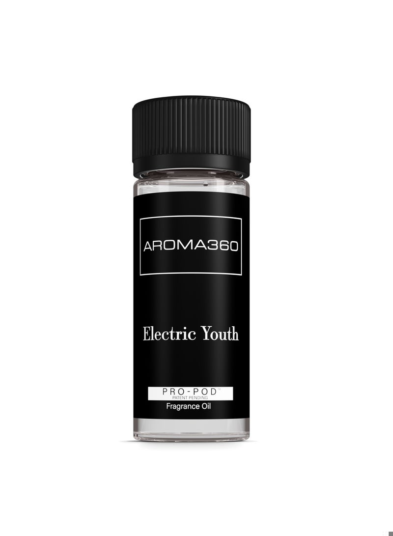 AROMA360 Electric Youth Pro-Pod Oil Blend - Hotel Inspired for Luxury Essential Oil Diffusers - Aromatherapy Scent Diffuser Oil - Wild Bergamot, Neroli, and Cypress  - Image 1