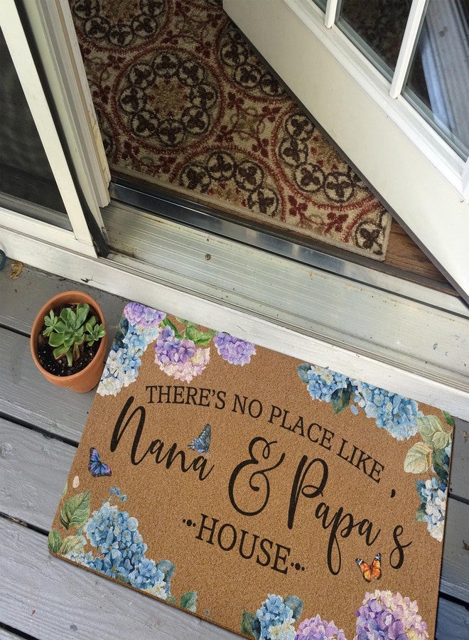 XLDLIOO Nana and Papa Gifts Funny Door Mat, Funny Welcome Front Door Mat Indoor Outdoor Entrance, Gifts for Nana and Papa Artificial Coir Doormats Rugs for Porch Entryway Decor 30x17in - Image 5