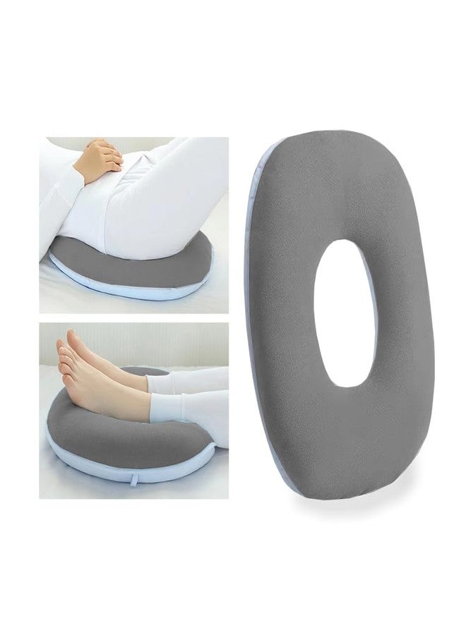 ZNALDP Donut Pillow for Bed Sores Pressure Ulcer Relief Seat Cushion Butt Pillows for Sitting After BBL Hip Surgery Postpartum Medical Ring Cushion for Tailbone Pain Hemorrhoid Pillow Doughnut Pad (Grey) - Image 1