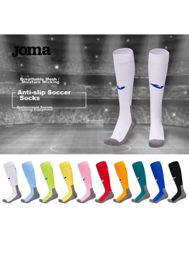 جوما Joma Soccer Socks, Long Tube, Children's Thickened Terry Bottom, Non-slip, Wear-resistant, Breathable, Football Sports Socks, Running, Basketball Training Socks - Image 4