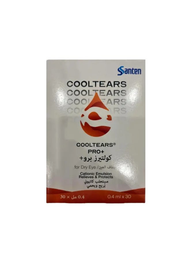 Santen Cool Tears Pro+ Eye Drops Ud 0.4 Ml 30'S 
