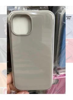 For Iphone16 Liquid Silicone Phone Case For Iphone 16Pro Max/16Pro Full Covering Drop-Resistant Protective Case-Color:Pebble [with Logo]-Applicable Model:For Iphone16plus [sealed Packaging]