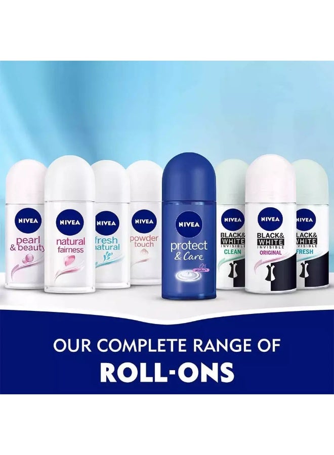 NIVEA Fresh Natural Deo Roll-On, Deodorant for Women, Ocean Extracts, Roll-on 50ml - Image 5