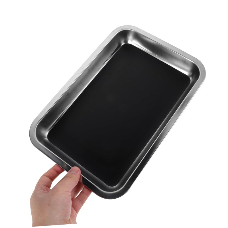 Stainless Steel Dissection Tray 26x19x4cm for Biology Lab Anatomy Easy Clean Science Educational Tool - Image 5