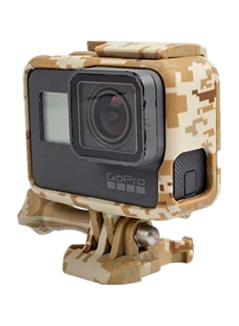 General The case is compatible with GoPro Hero 5 Hero 6 Hero 7 Outdoor Camouflage Standard Bezel Frame  - Image 1